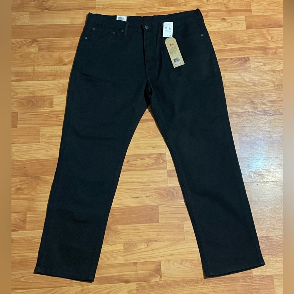 Levis 541 Athletic Fit 541 Black Stretch Athletic Fit Jeans Size 36/30 New